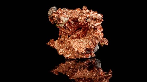 An image of a copper mineral stone