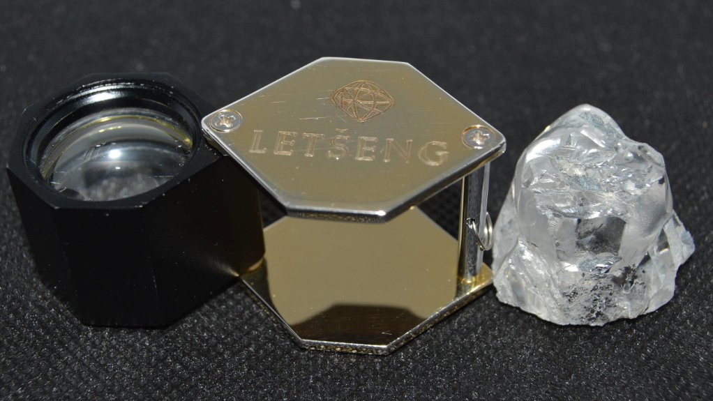 The 118.74 ct diamond recovered at the Letšeng mine