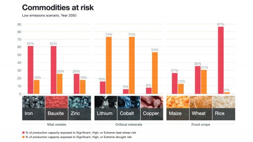 Critical minerals, food crops at risk of climate disruption by 2050, report shows