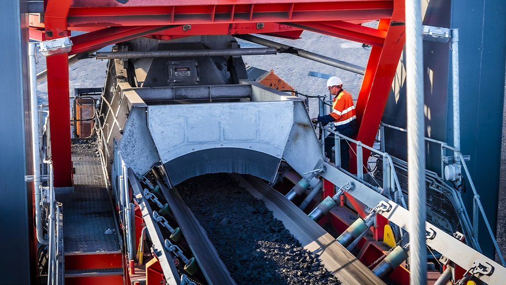 A coal waste management system, handling 7000 tonnes per hour at a coal mine in South Africa

