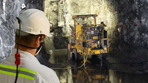 Image of a mine worker and Proximity detection systems in a mine