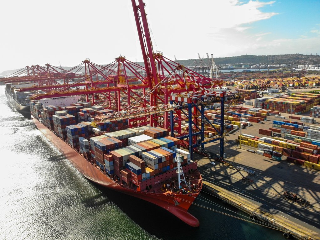 Port of Durban container operations 
