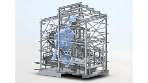 An image of a plant in the digital twin format