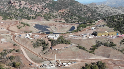 Aerial view of the Hermosa gold project
