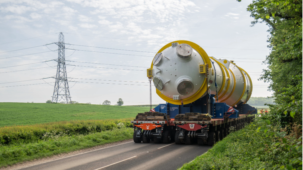 Image of HinkleyC steam generator transport