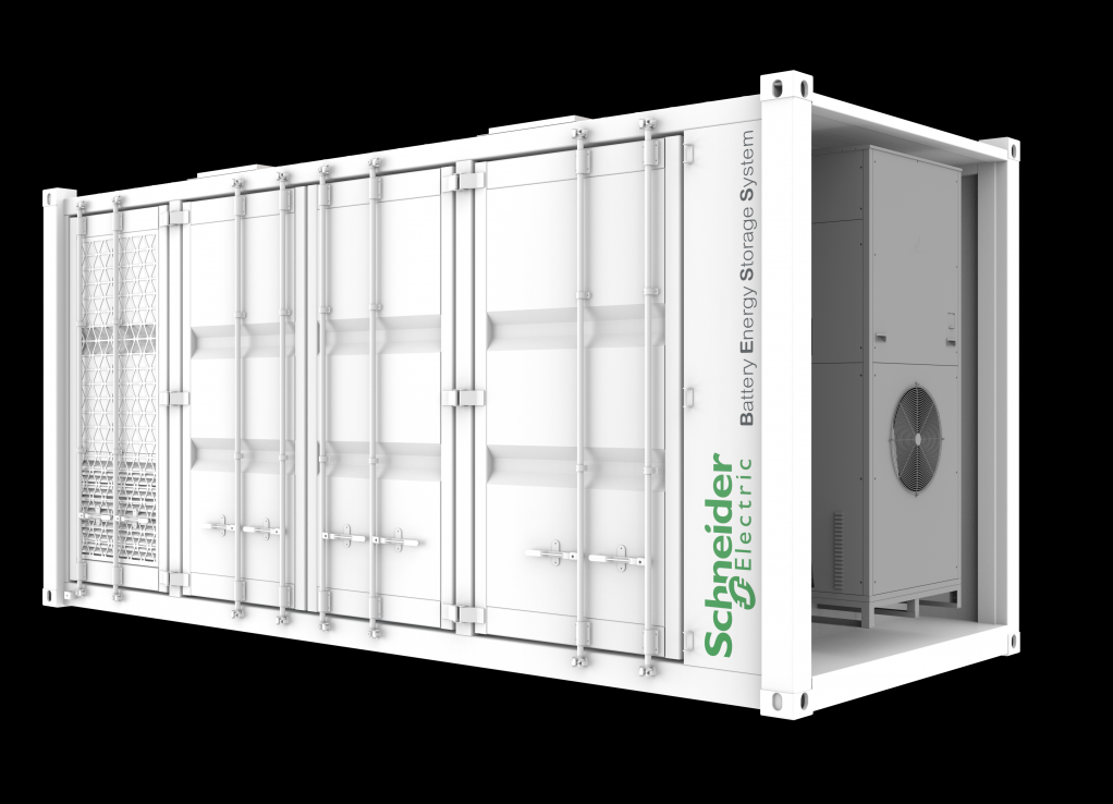 Image of Schneider Electric battery energy storage system for microgrids