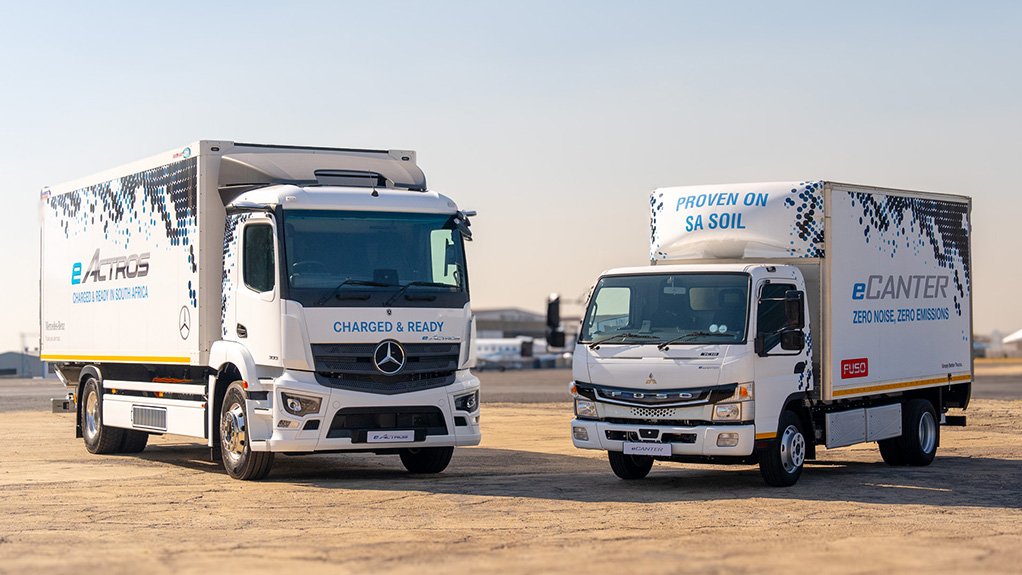 Mercedes-Benz eActros and eCanter electric trucks