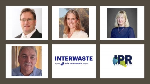 Speakers who participated in a Mine Water webinar hosted by Creamer Media.