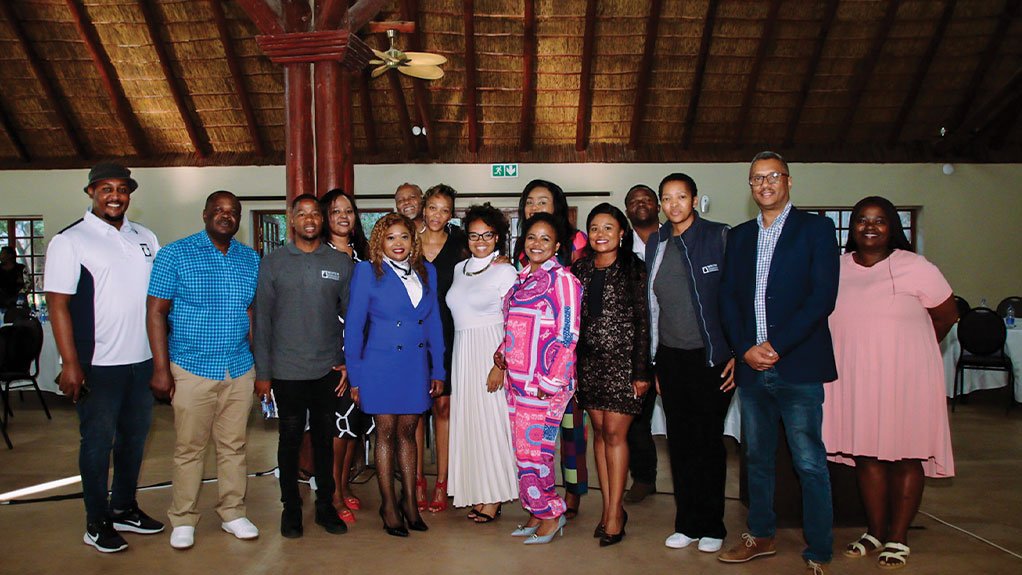 The Water Research Commission team, the University of Johannesburg team and the Department of Water and Sanitation team with the Deputy Minister of the Department of Water and Sanitation Judith Tshabalala