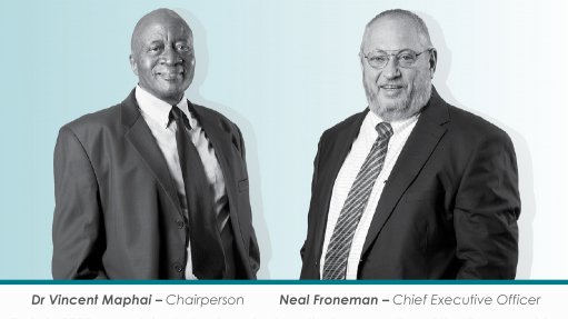 Dr Vincent Maphai (left) and Neal Froneman.
