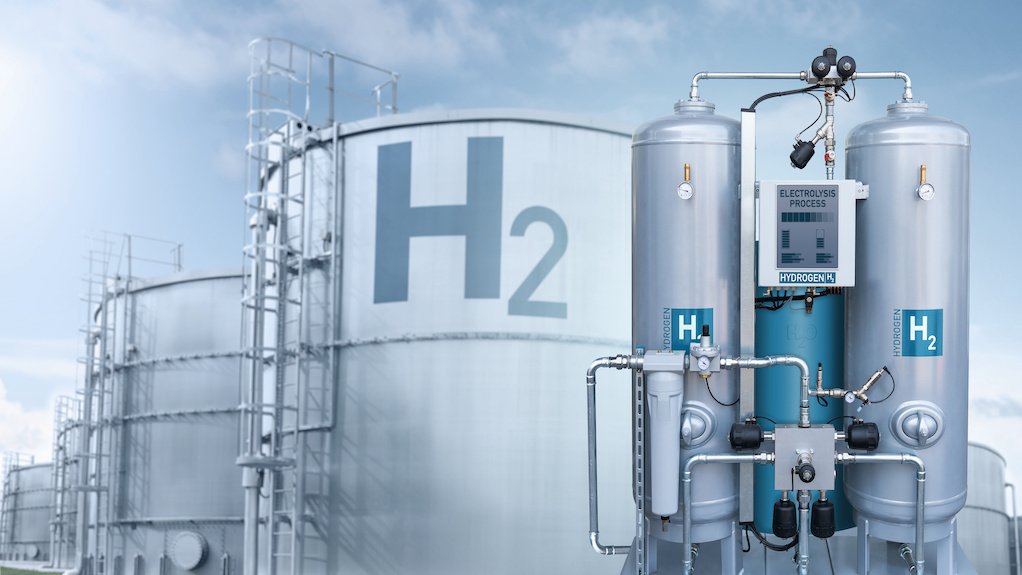 Image of hydrogen electrolysis plant