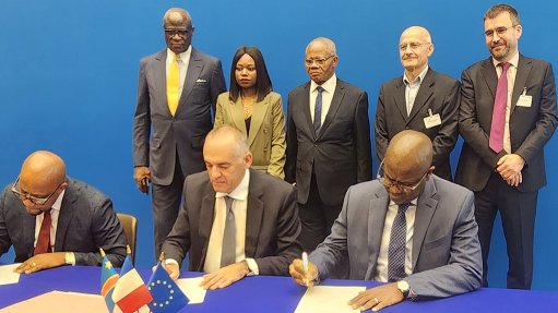 Representatives from the AFC, Alstom and MetroKin sign MoU