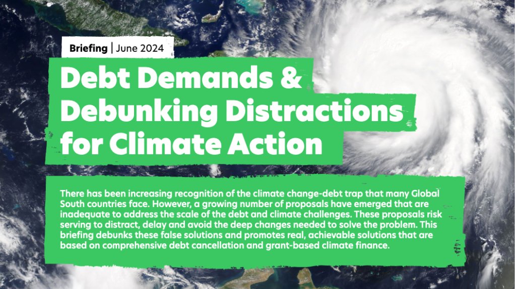 Debt demands & debunking distractions for climate action 