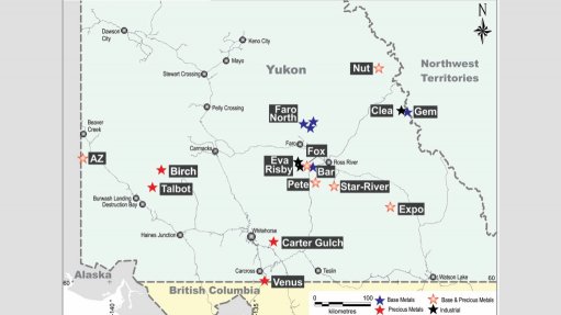 Yukon Metals' projects overview