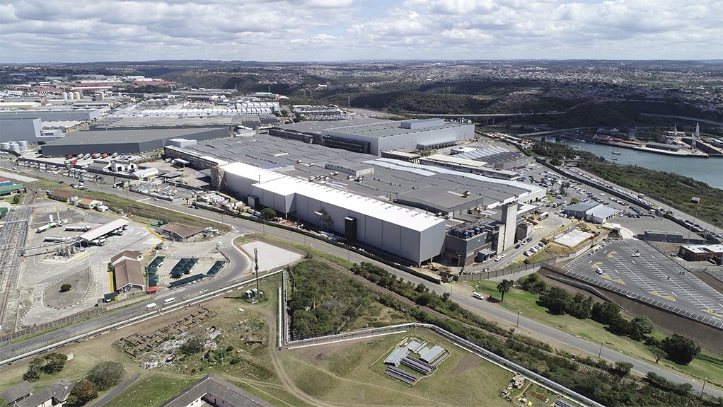 Image of the MBSA plant in East London