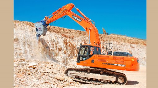 EFFICIENCY BOOST The Xcentric ripper is a hydraulic attachment on an excavator that employs percussion to break or rip through hard material at a rate that is 80% more effective than a standard vibration-activated attachment or hydraulic hammer