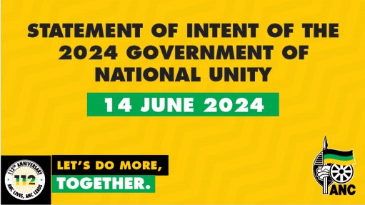 Statement of Intent of the 2024 Government of National Unity