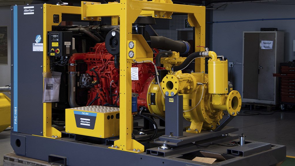 Featuring strongly at IPR’s stand will be the range of Atlas Copco diesel self-priming pumps