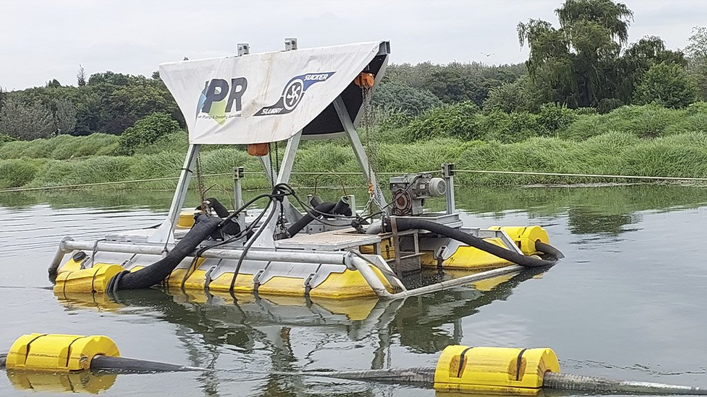IPR’s in-house designed SlurrySucker dredging unit