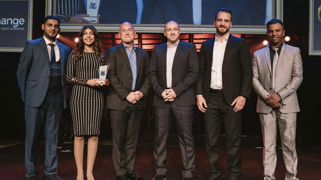 Engineering Excellence Award: Sameer Allopi (IS3), Ban Fliti (ITCAN Solutions), Rob McGreevy (AVEVA), Ahmad Farshoukh (ITCAN Solutions), Shawki Bsat (ITCAN Solutions), Nilen Bermal (IS3)