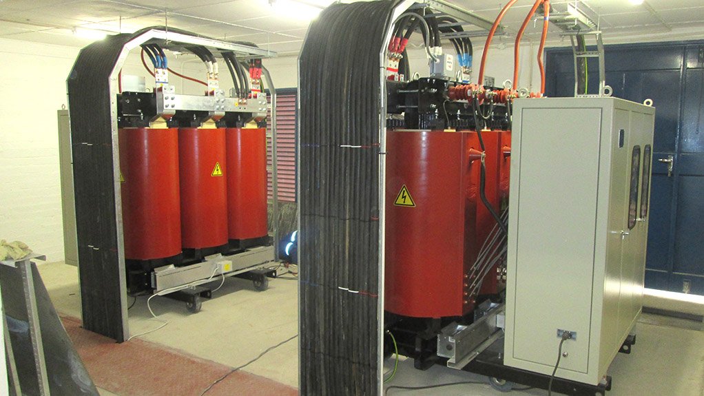 Image of a dry-type transformer solution from Trafo Power Solutions.