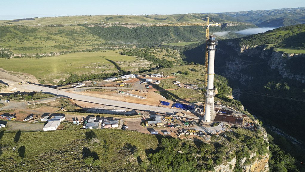  High above the Msikaba river in South Africa’s Eastern Cape, a new icon on the rural landscape has reached an exciting stage.