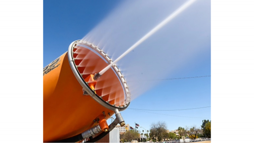 Technology company introduces new dust cannon 