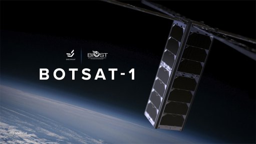 Impression of BOTSAT-1 in orbit