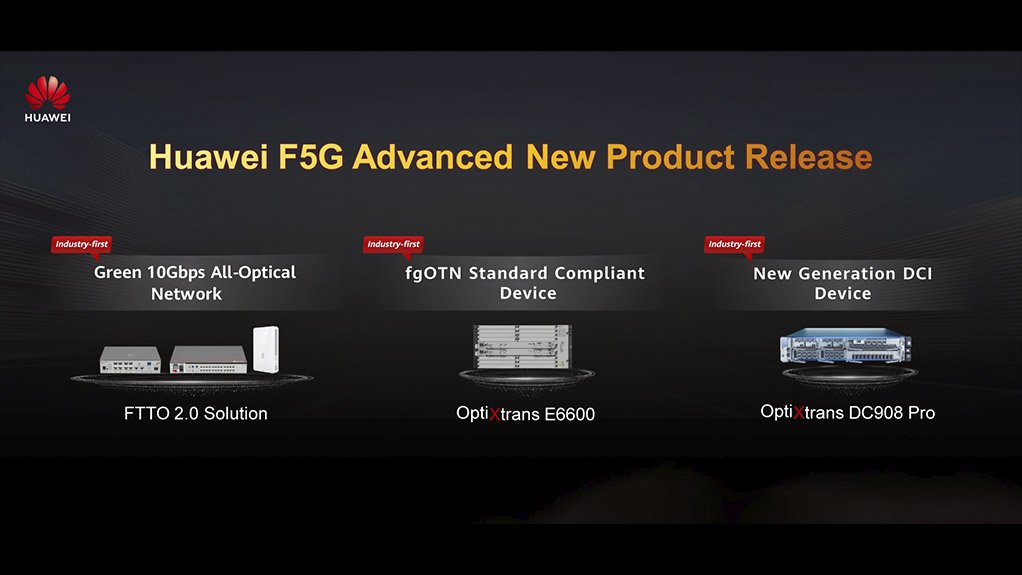 Huawei launches F5G-A products and solutions