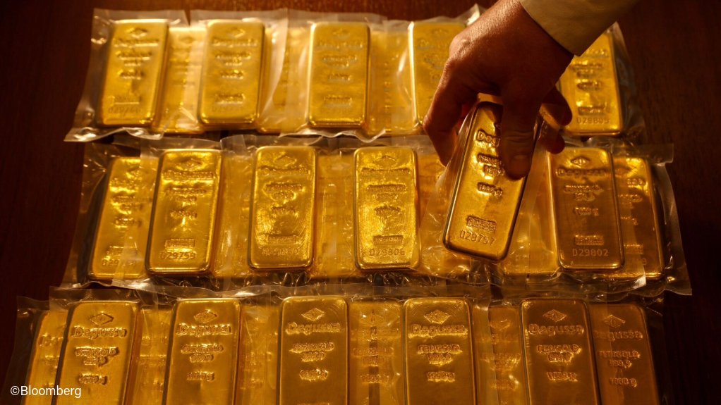 An image of gold bars that could be traced by Digital Product Passports by the platform