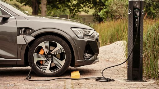 Image of an Audi e-tron charger