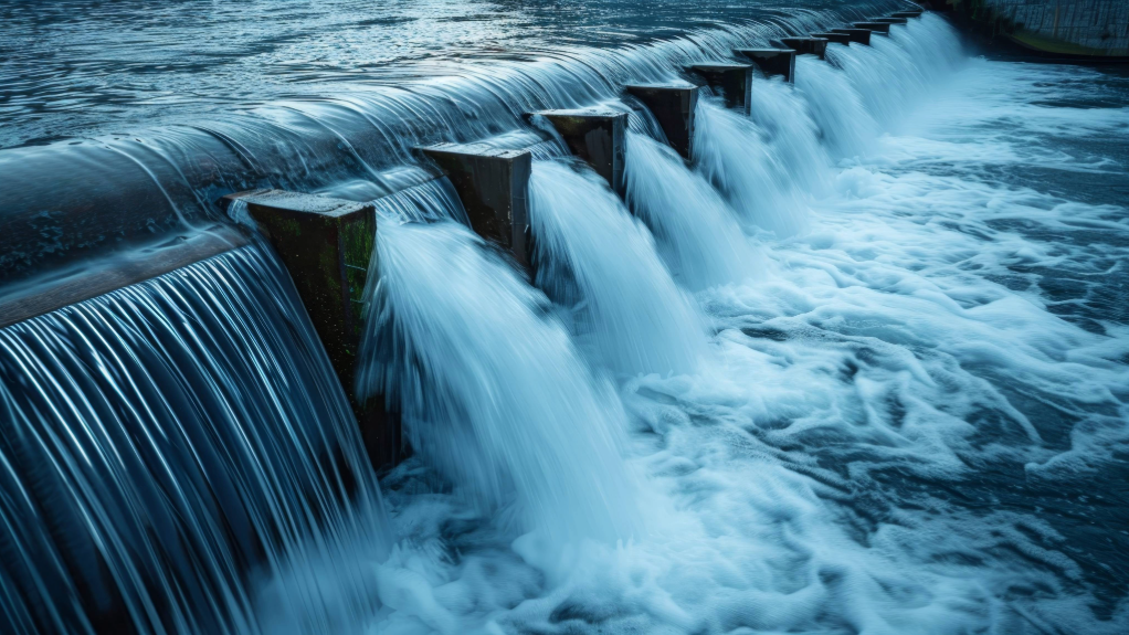 Image of a water weir