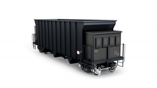 A generic image of a self-propelled battery-electric railcar