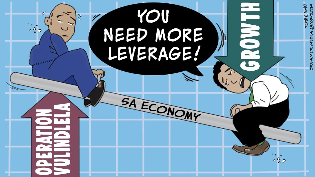 GROWTH LEVER: There are indications that the Presidency and the National Treasury would like the next phase of Operation Vulindlela to move beyond a focus on binding constraints, such as loadshedding and a collapsing freight logistics network, to growth. The details of how this will be pursued are not yet clear, but it is also possible this ambition could be overwhelmed by emerging binding constraints in areas such as water supply and failing municipal services.
