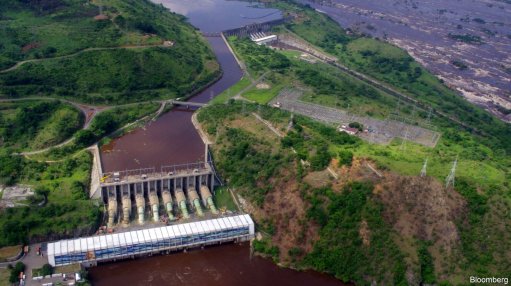 The existing Inga hydropower project in the DRC