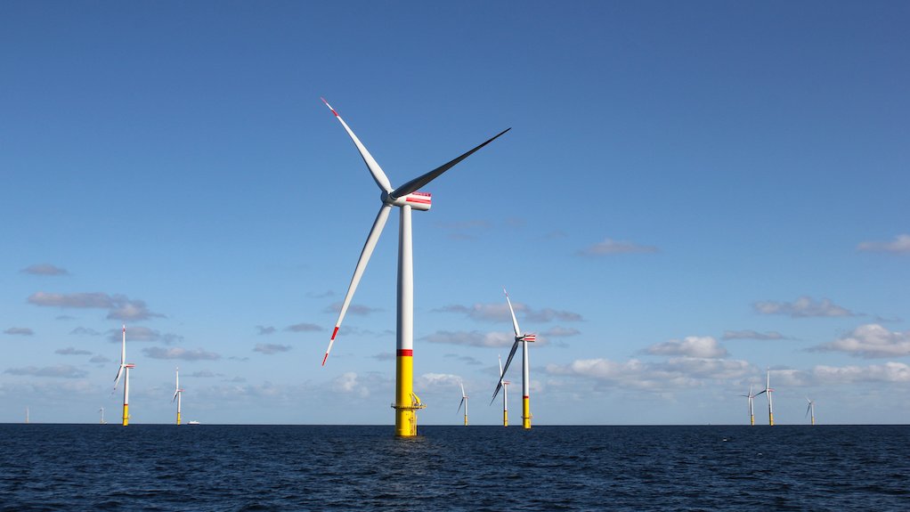 Image of an offshore wind farm