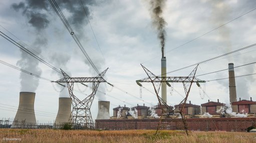 A coal-fired power station owned by Eskom