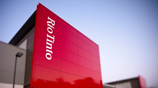 An office block with the Rio Tinto logo