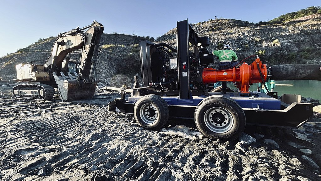 IPR offers skid or trailer mounted dewatering pump sets that can be moved as needed within the mining operation