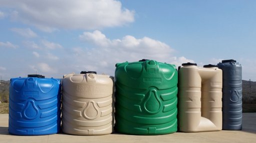 Water storage tanks produced by Africa Tanks