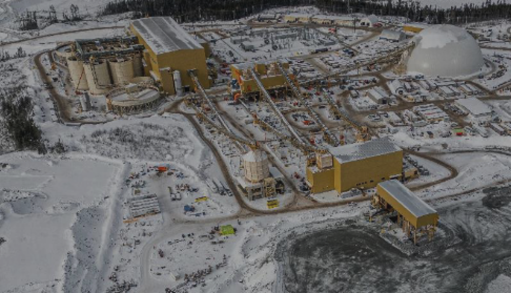 A January 2024 image of the Cote site in Ontario.