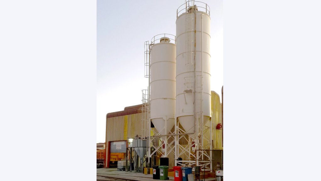 A compact surface team oversees the running of the plant, which includes two 100 tonne silos among a range of equipment and backup units