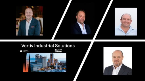 (From top left) Vertiv MD for Africa Wojtek Piorko, Collaboretix MD Nils Gerstle, Swakop Electrical CEO Jaco Duvenhage, and Vertiv Technical Director for Africa Jonathan Duncan