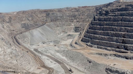 A uranium mine in Namibia