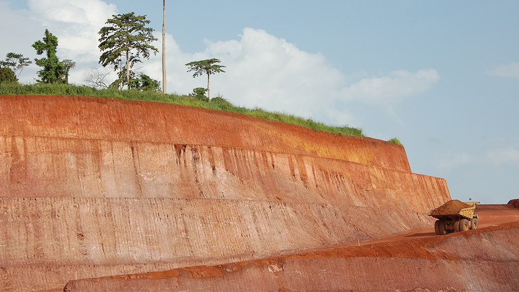 The Agbaou openpit in Côte d'Ivoire