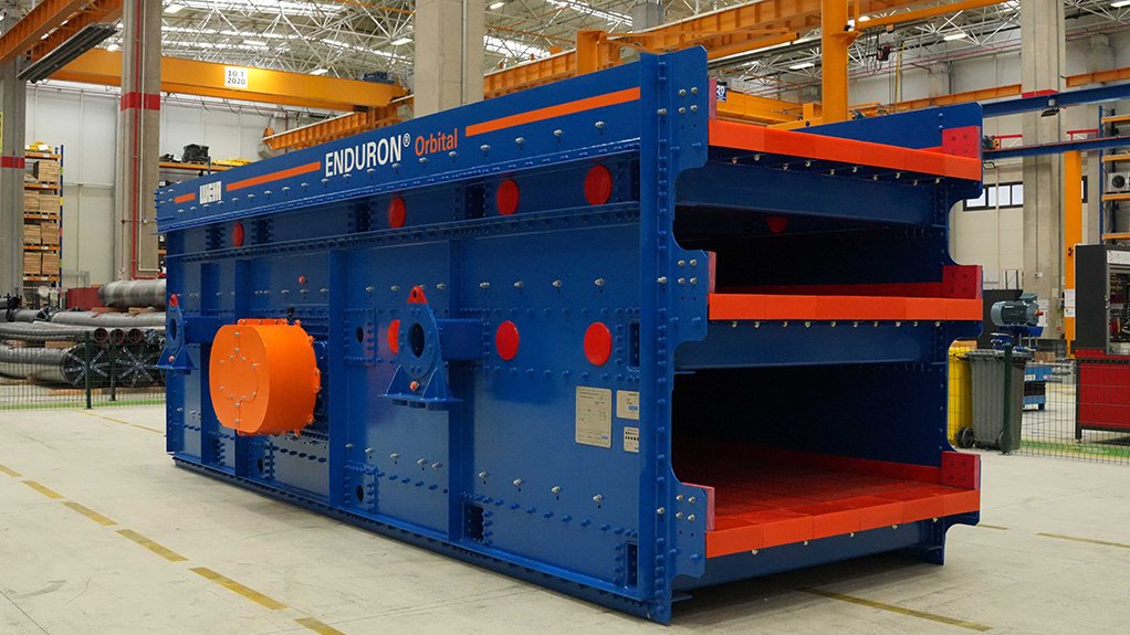 Image of the Enduron Orbital vibrating screen from Weir