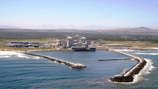 An image of Koeberg's water intake basin