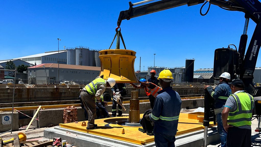 Newly installed capstan's at TNPA's Durban, Cape Town ports