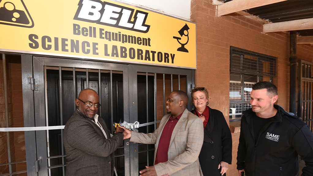 Bell Equipment and SAME Foundation launch refurbished science laboratory 