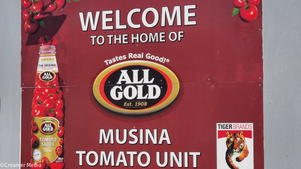 Tiger Brands tomato processing plant in Musina